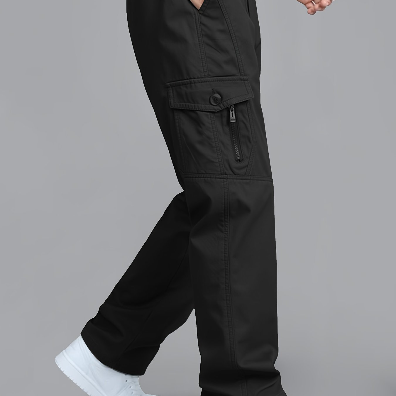 Herren Cargo-Hose Relaxed Fit mit Taschen – Urban Streetwear & Freizeit