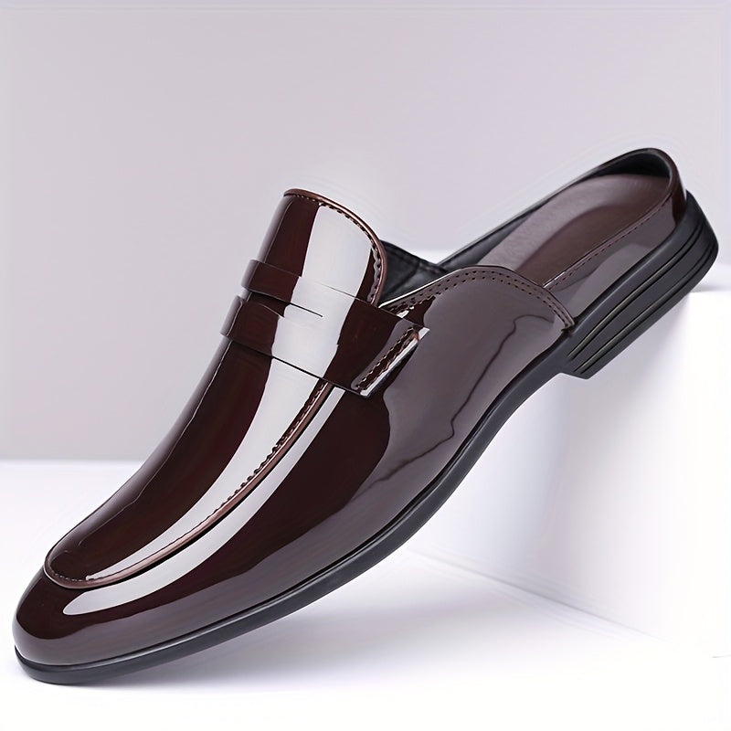 Herren Elegante Backless Loafer – Business & Freizeit Slip-On Schuhe