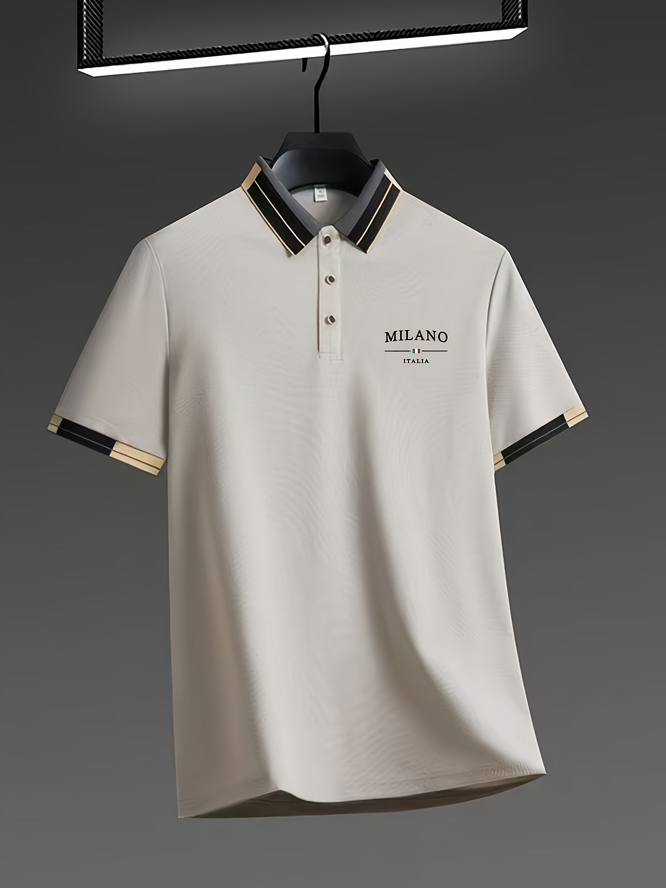Herren Polohemd Milano Italia – Elegantes Freizeit-Poloshirt mit modernem Kragen