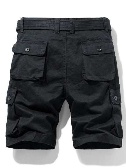 Herren Cargo Shorts mit Gürtel – Klassisches Freizeitdesign, Ideal für Outdoor und Alltag