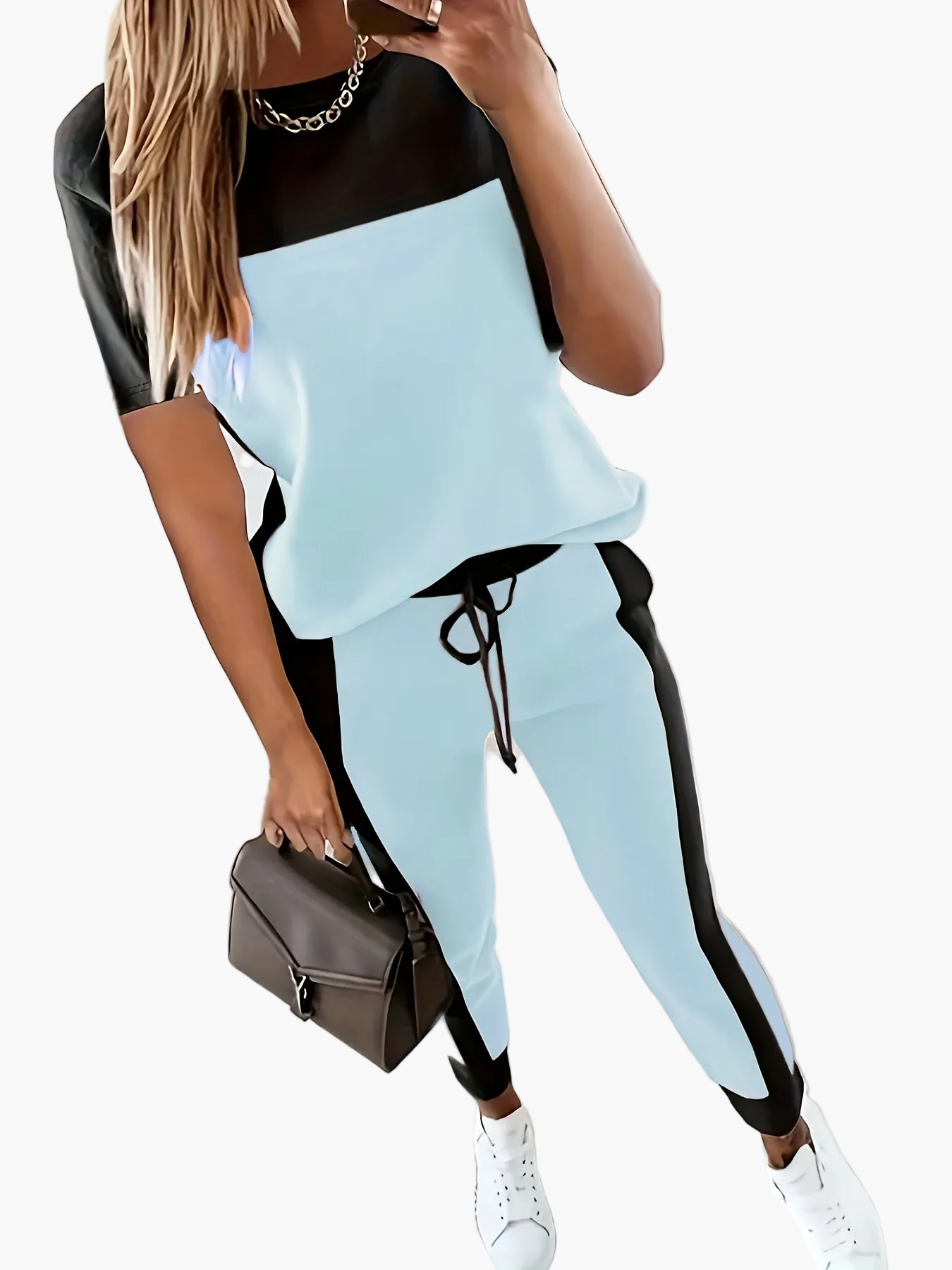 Damen Freizeit-Anzug Zweiteiler Elegant Sportlich für Alltag und Freizeit