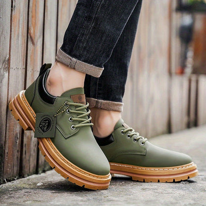 Herren Streetstyle Outdoor Schnürschuhe – Modische Freizeitschuhe für Alltag und Abenteuer