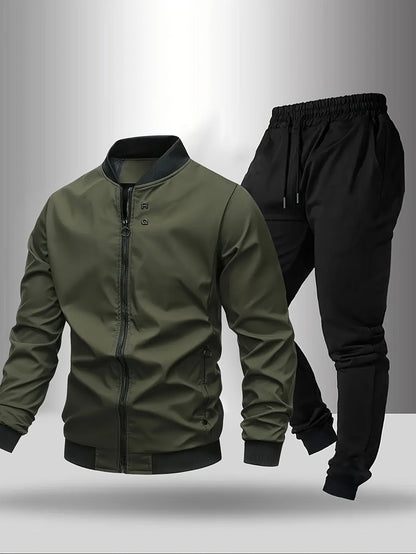 Herren Trainingsanzug Set – Sportlicher Freizeitanzug im modernen Stil für Alltag und Fitness