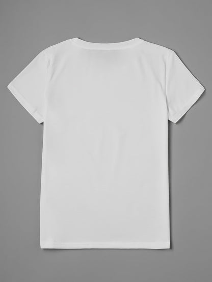 Damen T-Shirt mit Blumenprint – Stilvolles Freizeitshirt mit Mohnblumen-Motiv, Casual Fashion
