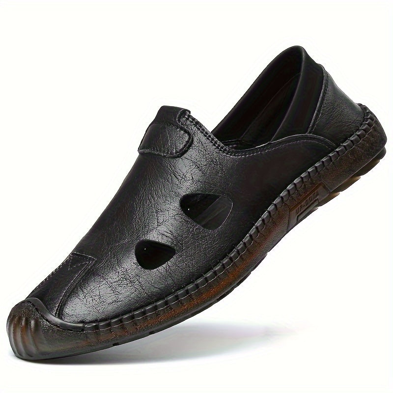 Herren Bequeme Sommer-Slipper mit Cut-Outs für Alltag & Freizeit