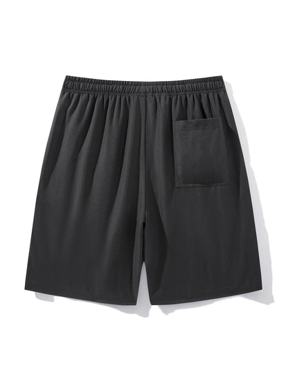 Herren Sport-Shorts mit Reißverschlusstaschen und Kordelzug – Lässige Trainingsshorts für Fitness, Outdoor & Freizeit