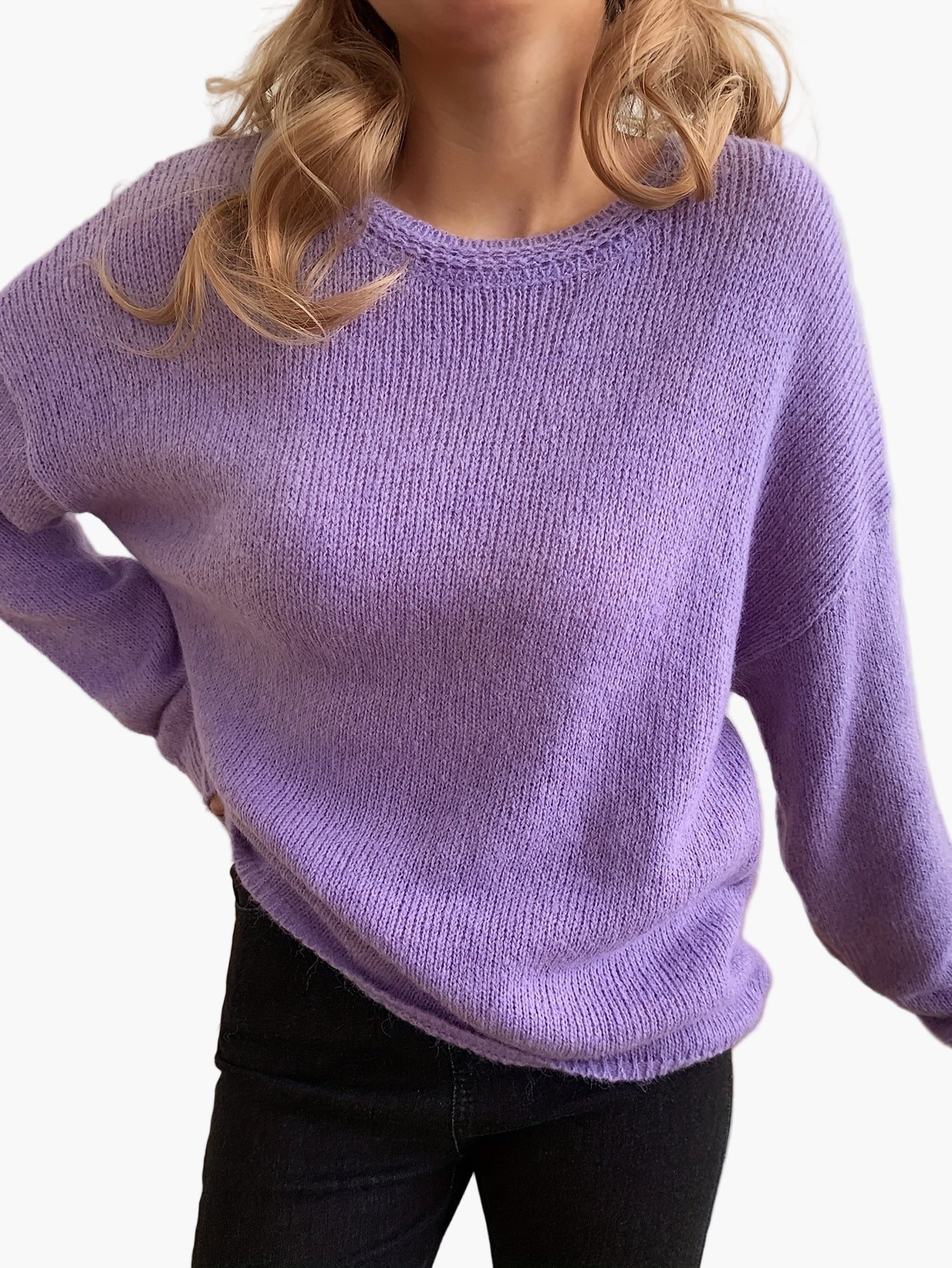 Damen Strickpullover Eleganter Freizeit-Look für Alltag und Büro