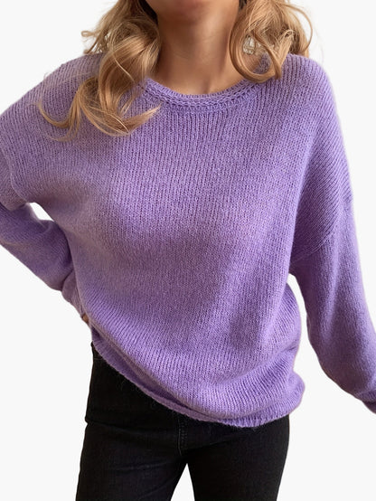 Damen Strickpullover Eleganter Freizeit-Look für Alltag und Büro