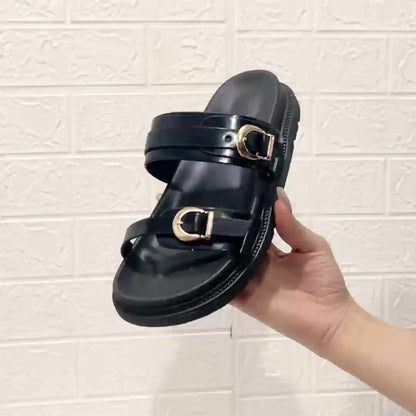 Damen Komfort-Sandalen mit Schnallen – Modische Sommerschuhe für Freizeit & Alltag