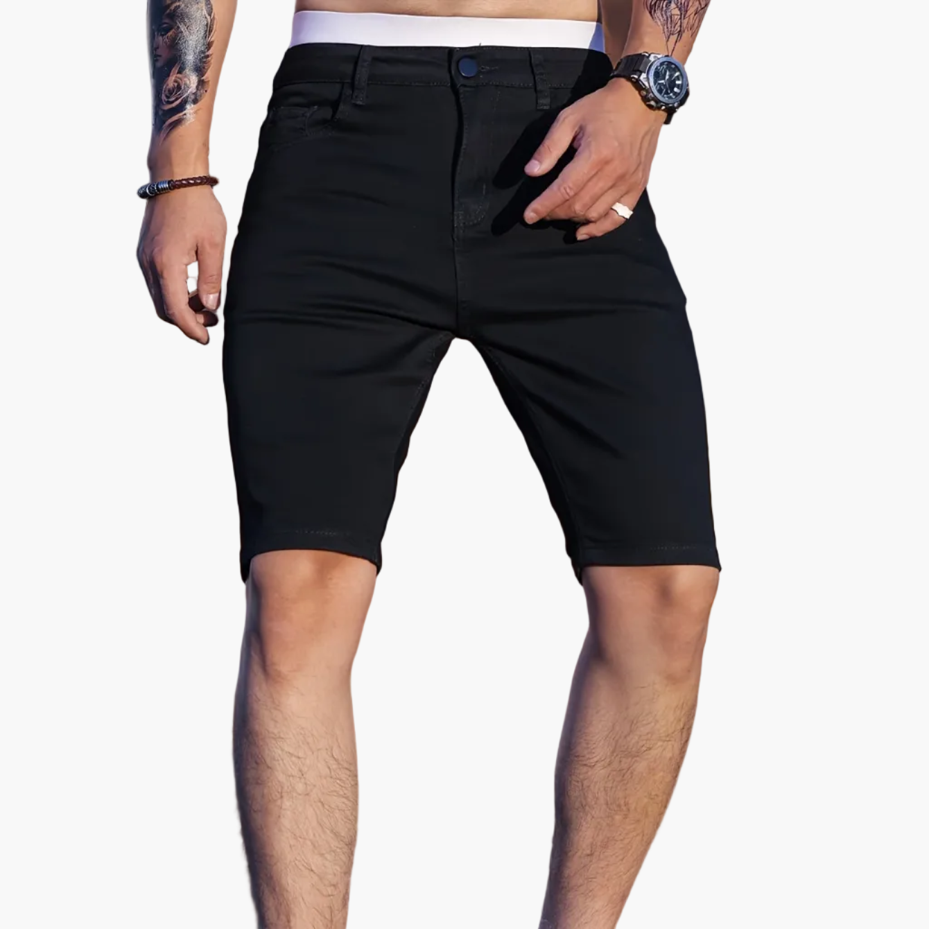 Herren Jeans Shorts im Skinny Fit – Modische Freizeit-Basics für den Sommer