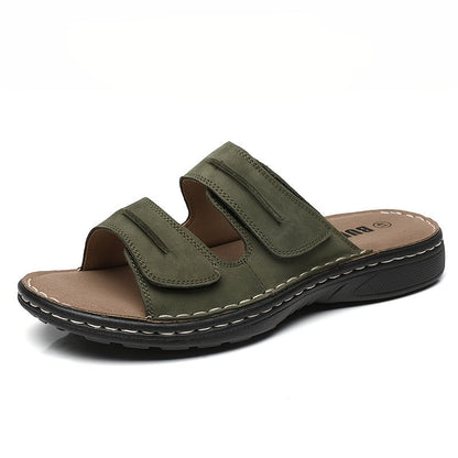 Herren Komfort-Sandalen mit Doppelriemen – Bequeme Freizeitschuhe für Alltag und Urlaub