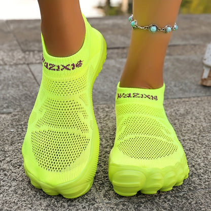 Damen Slip-On Sportliche Sneaker für Alltag & Fitness – Bequeme Atmungsaktive Laufschuhe