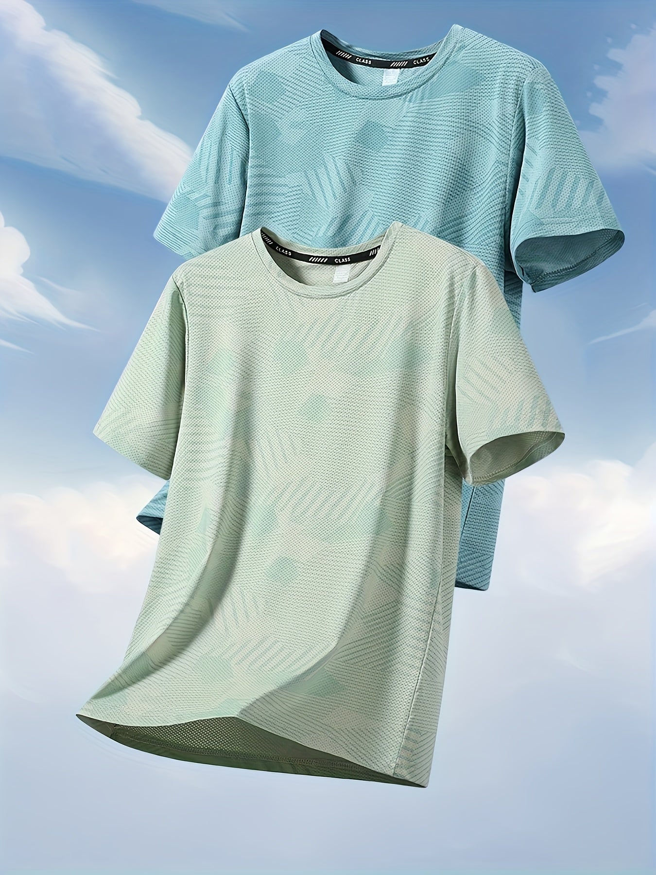 Herren Freizeit T-Shirt Set – Atmungsaktive Kurzarmshirts für Alltag und Sport