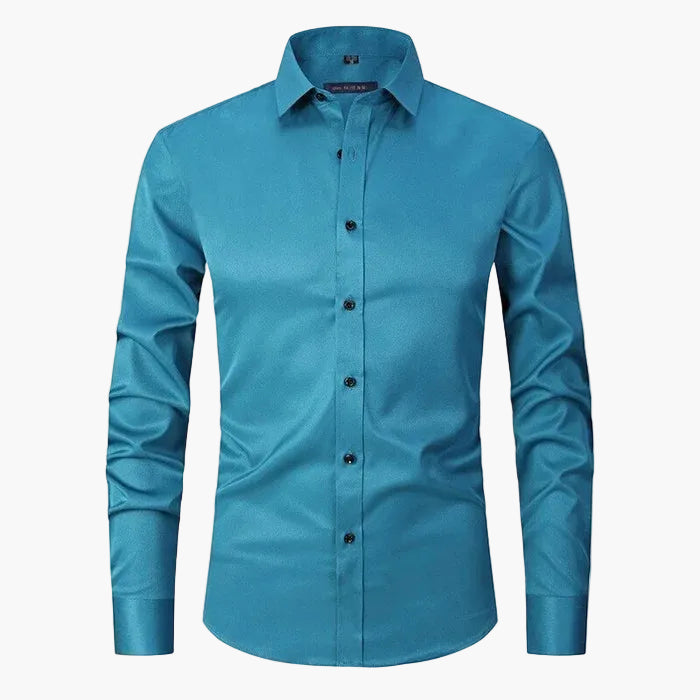 Herren Businesshemd Slim Fit – Elegantes Langarmhemd für Büro & Freizeit
