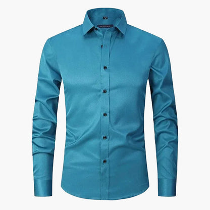 Herren Businesshemd Slim Fit – Elegantes Langarmhemd für Büro & Freizeit