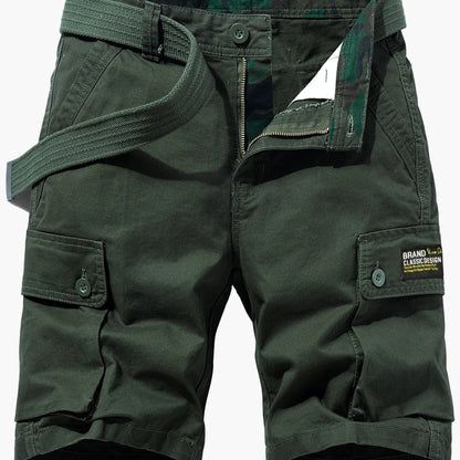 Herren Cargo Shorts mit Gürtel – Klassisches Freizeitdesign, Ideal für Outdoor und Alltag