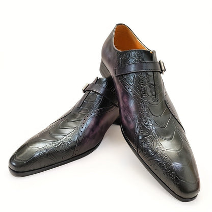 Herren Monk Strap Businessschuhe – Elegante Slipper für Büro und besondere Anlässe