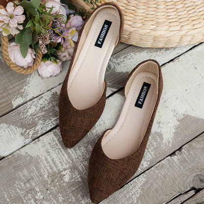 Damen Elegante Ballerinas mit Spitze – Klassische Flats für Alltag und Büro