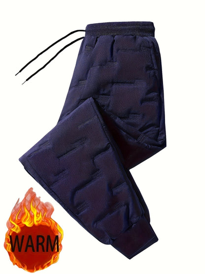 Gesteppte Warme Winterhose für Herren – Wasserdicht mit Tunnelzug