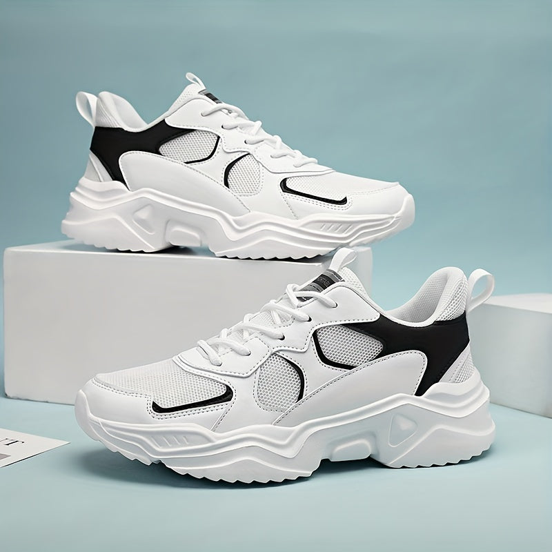 Herren Sneaker Trendige Chunky Sportschuhe Freizeit und Alltag