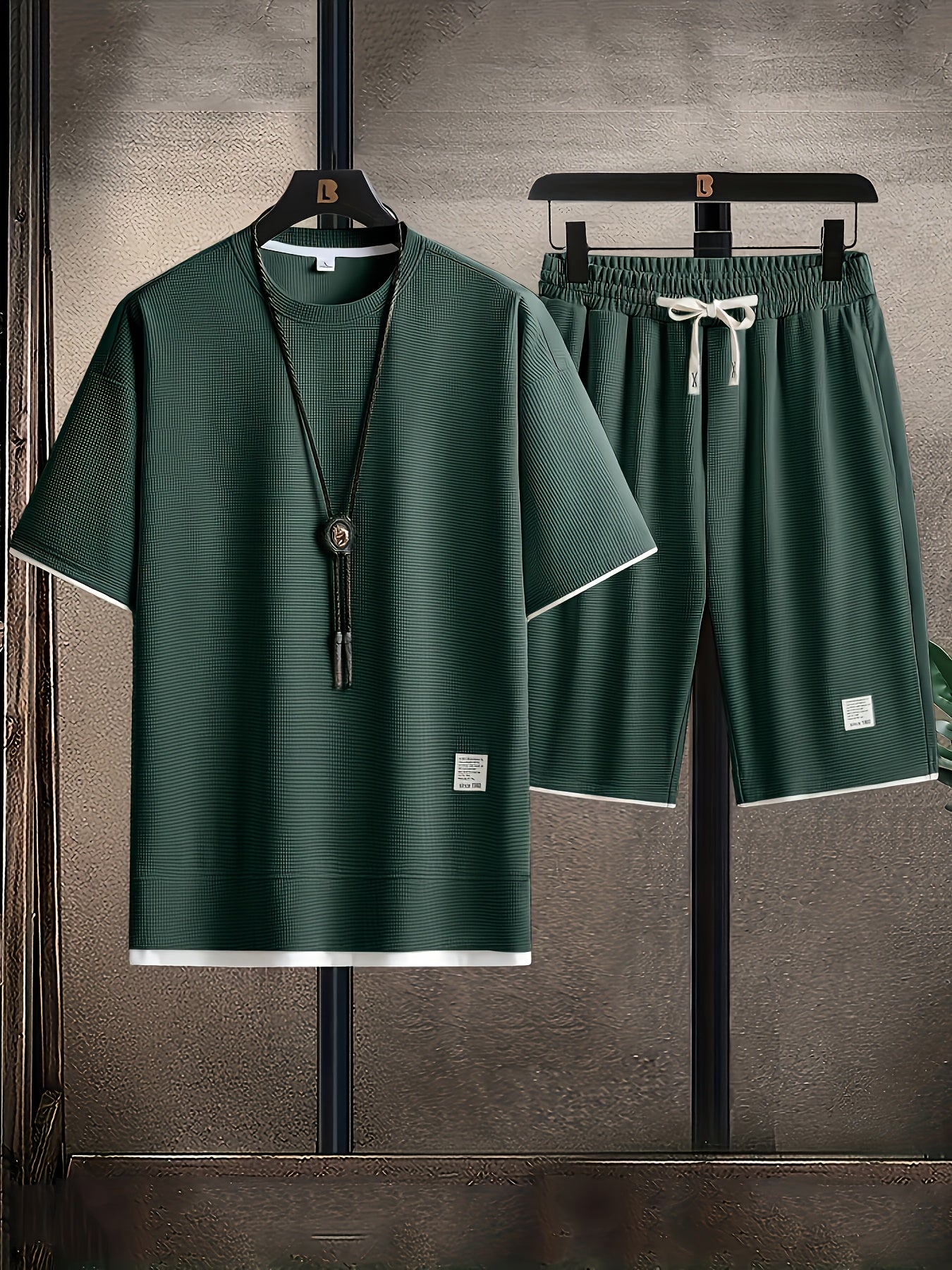 Herren Freizeit Set – Modernes T-Shirt und Shorts für Alltag & Sport