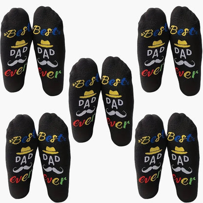 Herren Socken mit "Best Dad Ever" Motiv – Lustige Vatertags-Geschenkidee