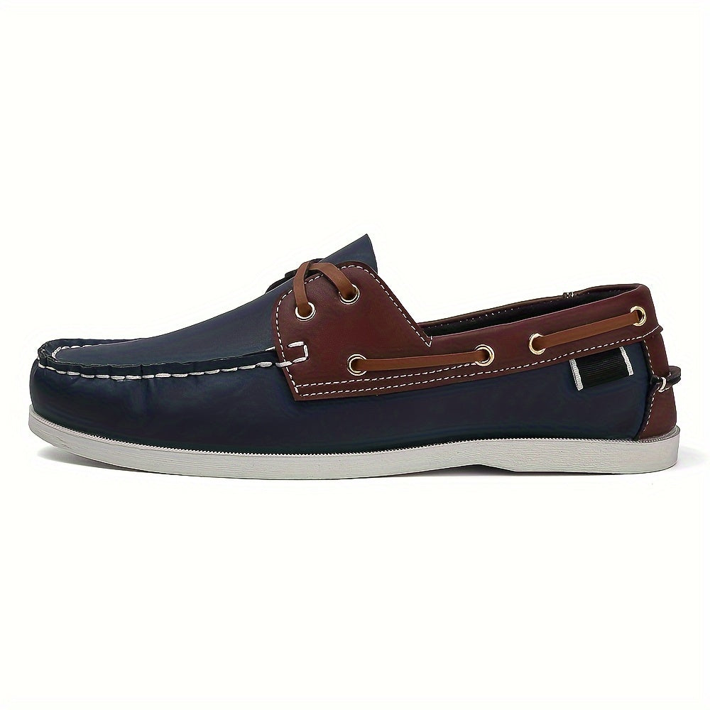 Herren Bootsschuhe im klassischen Freizeit-Look – Elegante Slipper für Alltag und Freizeit
