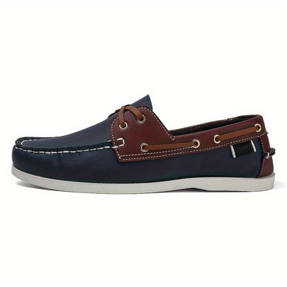 Herren Bootsschuhe im klassischen Freizeit-Look – Elegante Slipper für Alltag und Freizeit