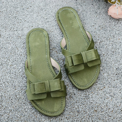 Damen Sandalen mit Schleife – Elegante Sommerschuhe für Freizeit und Gartenpartys