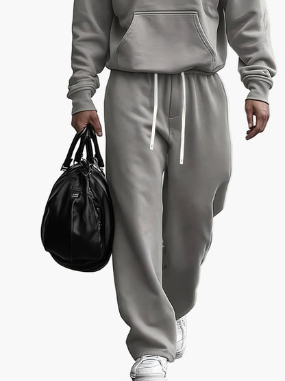 Herren Freizeit Hoodie Set – Bequemer Jogginganzug für Alltag und Reisen