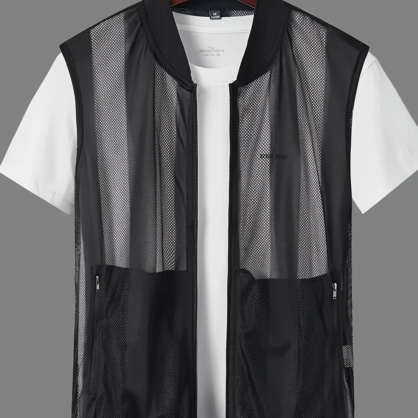 Herren Weste mit Reißverschluss für sportlichen Freizeit-Look