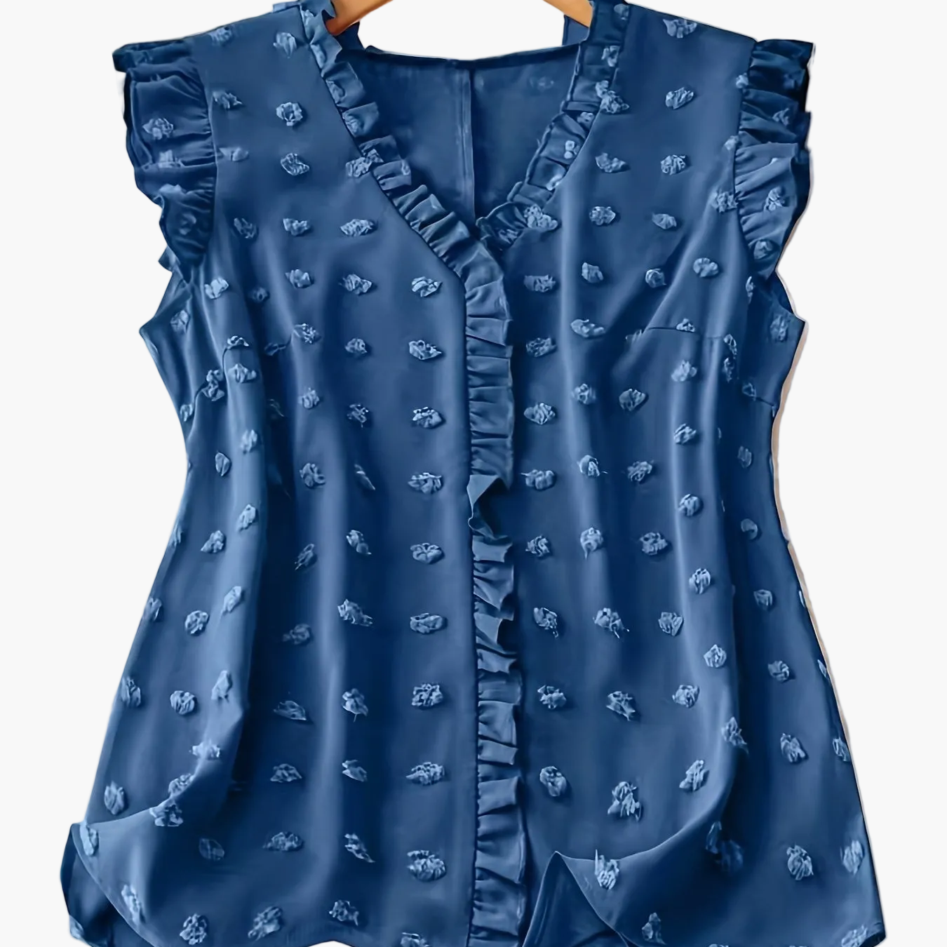 Damen Bluse Elegant mit Volants und Rüschenärmeln – Perfekt für Freizeit & Büro