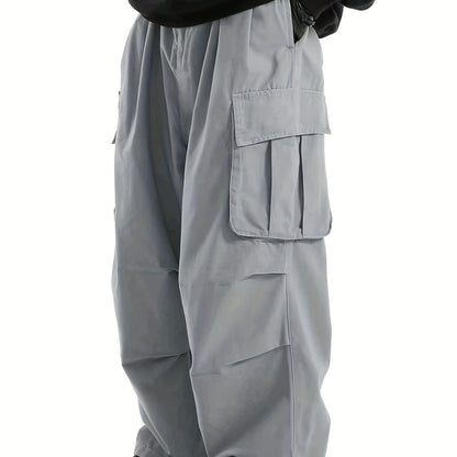 Herren Weite Cargo-Hose Streetwear Urban Style