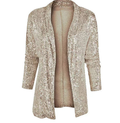 Eleganter Damen-Paillettenblazer für festliche Anlässe