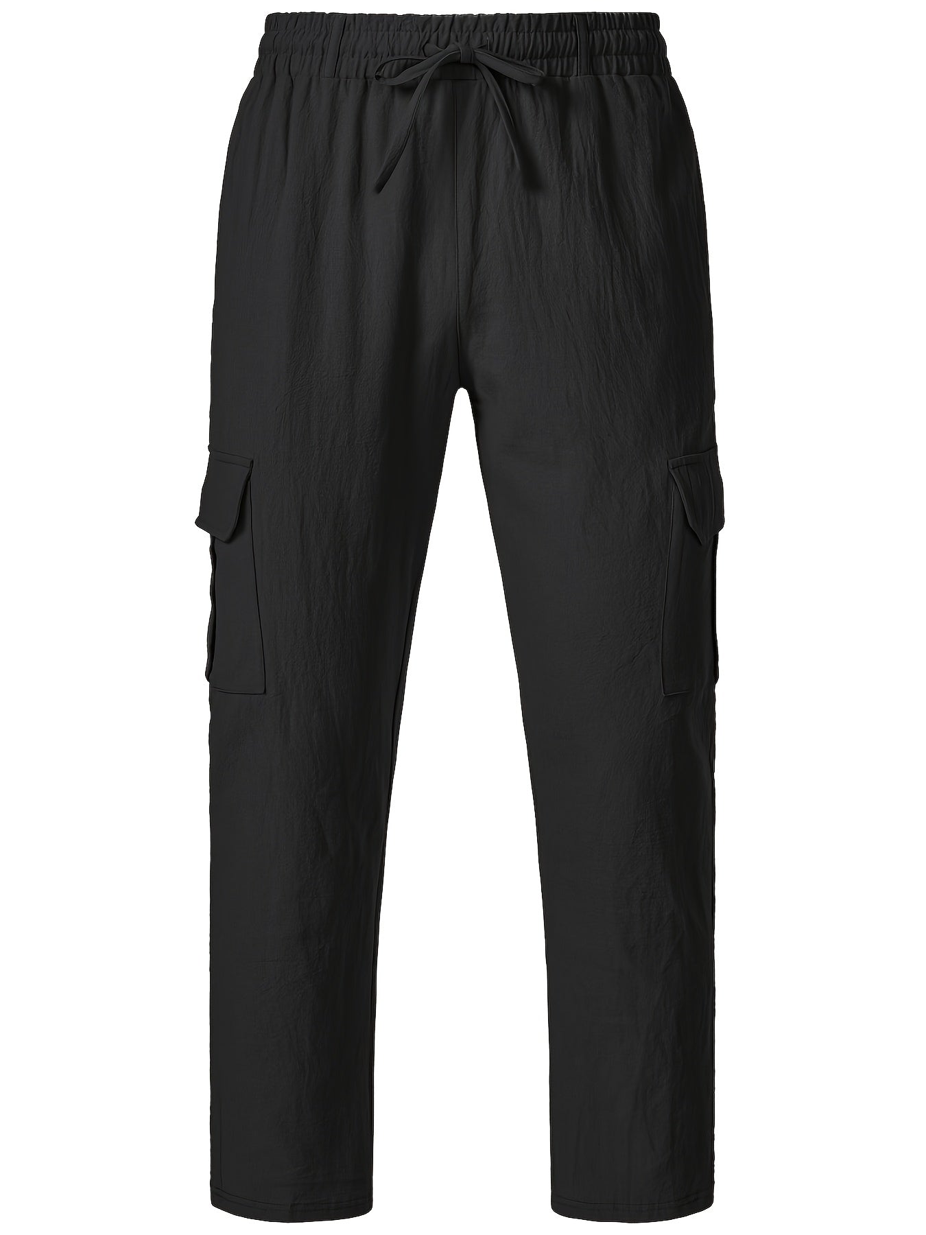 Herren Cargo-Loungehose mit weitem Bein und Kordelzug – Freizeit- und Strandstil