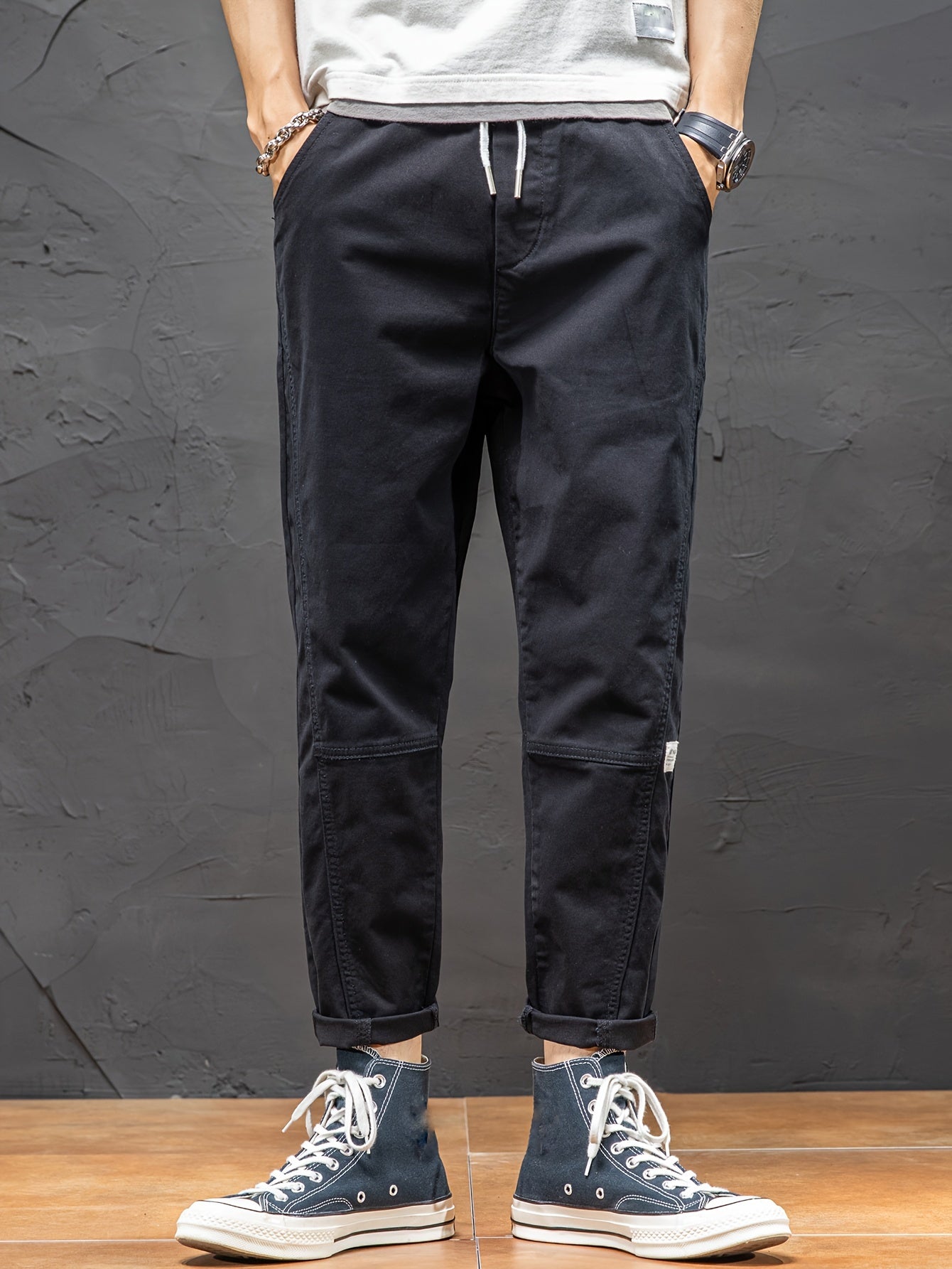 Herren Utility-Tapered Freizeithose – Moderner Stil für Alltag & Freizeit