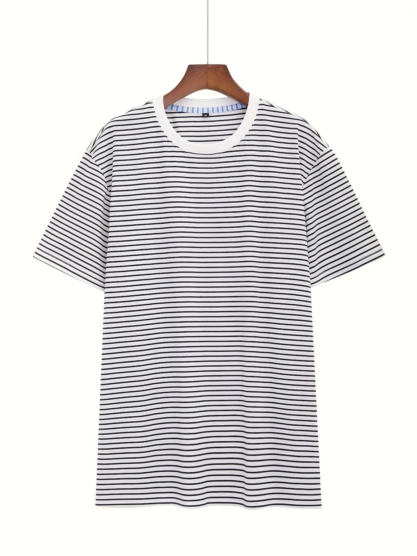 Herren T-Shirt mit klassischem, gestreiftem Design – Kurzarm, zeitloser Stil für Alltag und Freizeit