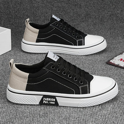 Herren Low-Top Sneaker im Vintage-Stil für Alltag und Freizeit