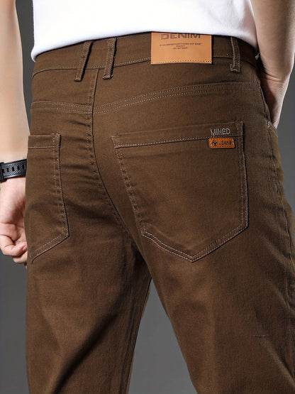 Herren Stretch-Jeans im modernen Workwear-Stil – Alltag & Freizeit