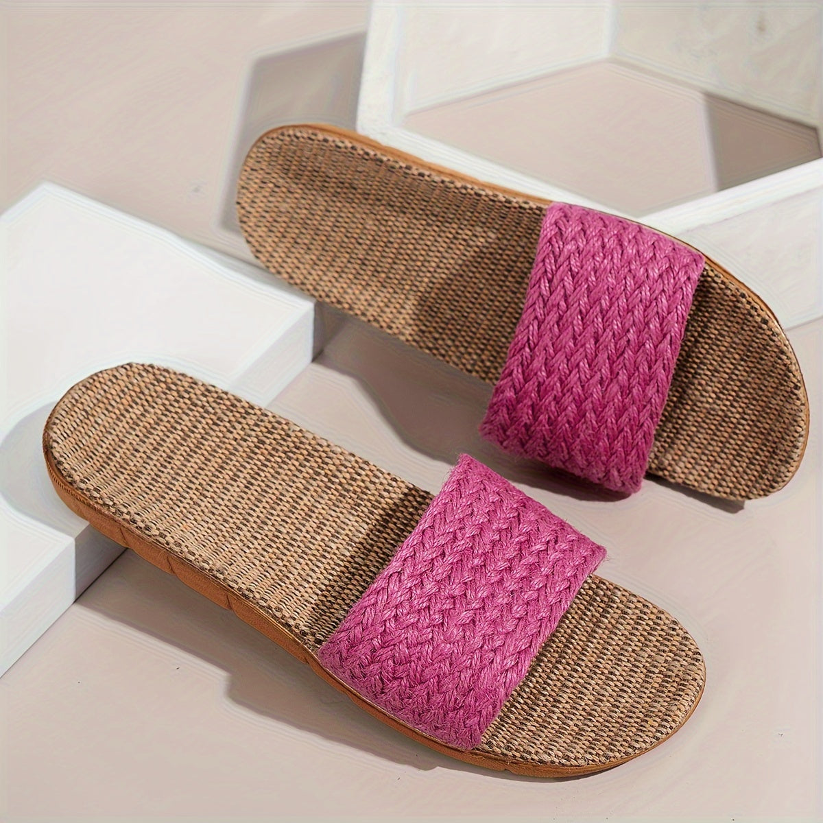 Damen Sommer Pantoletten Komfort Casual Hausschuhe – Modische Slipper für Freizeit und Alltag