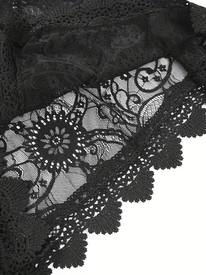 Damen Strandkleid Cover-Up mit Spitze und Boho-Charme – Perfekt für den Urlaub