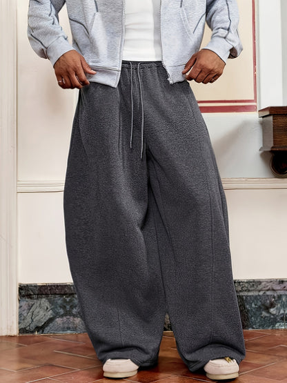 Herren Weite Jogginghose Relaxed Fit Streetstyle