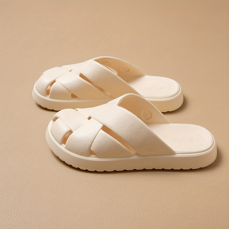 Damen Chunky Plateau-Slides – Modische Freizeit-Sandalen für entspannten Komfort