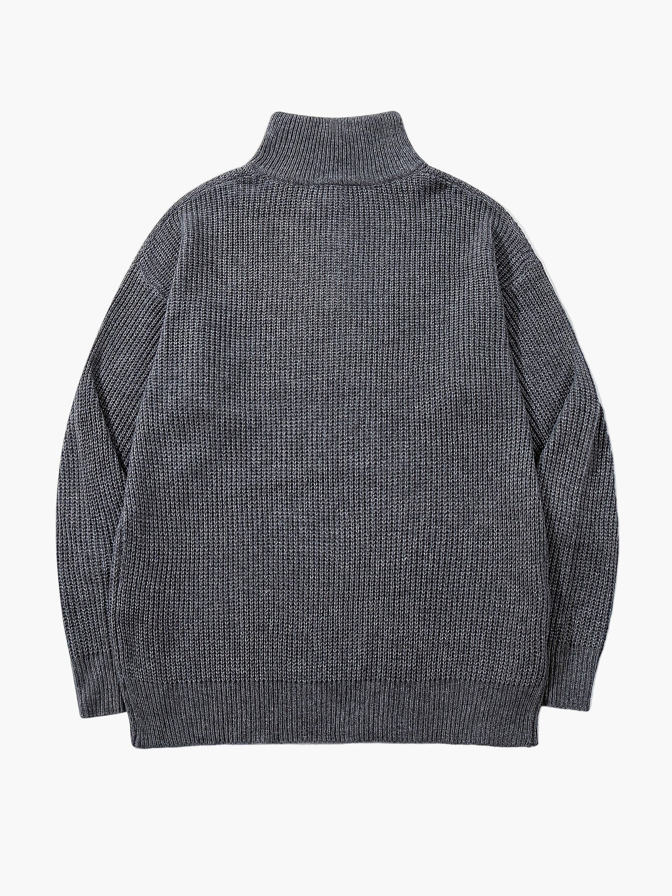 Herren Strickpullover mit Reißverschluss – Lässiger Freizeitstil für Frühling & Herbst