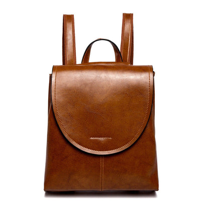 Damen Minimalistischer Rucksack-Shopper mit Überschlag – Vielseitige City-Bag für Alltag & Reisen