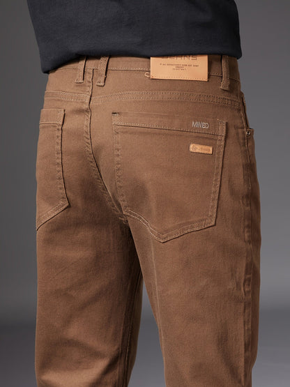 Herren Gerade Schnitt Freizeithose – Elegante Alltagshose für Business & Casual