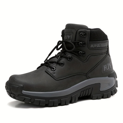 Herren Outdoor Stiefel mit Schnürung, hohem Schaft und profilierter Sohle
