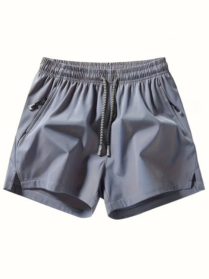 Herren Sport Shorts mit elastischem Bund und Seitentaschen – Trainings- und Freizeithose
