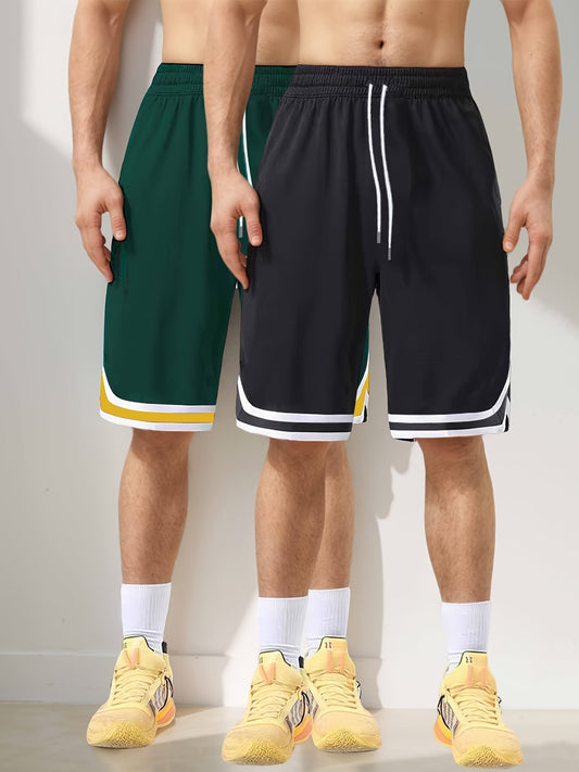 Herren Basketball Shorts 2er Pack – Sportliche Trainingsshorts für Alltag und Fitness