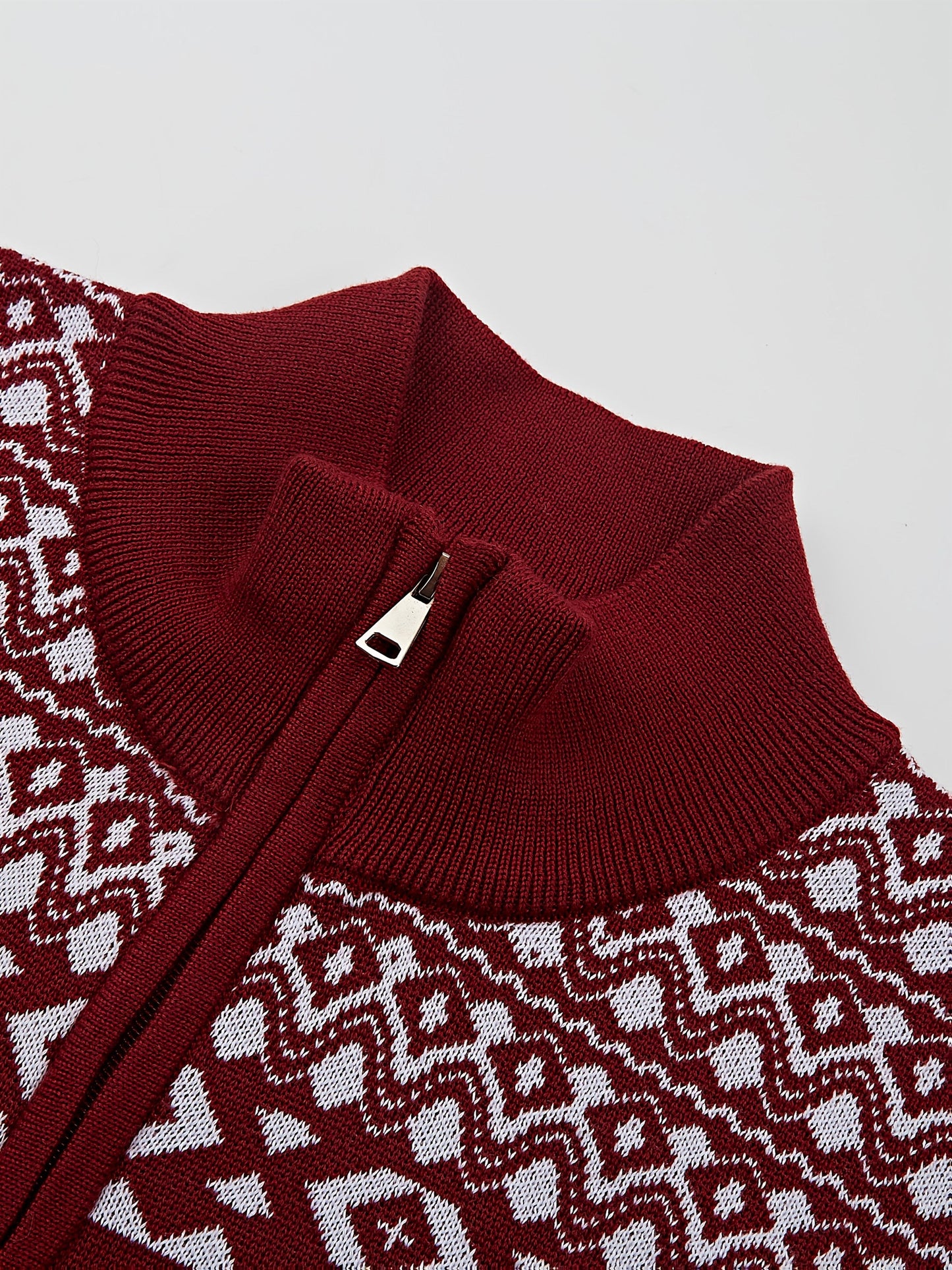 Herren Strickjacke mit Rentiermuster – Perfekt für Winter und festliche Anlässe